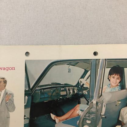 Vintage 1963 Datsun Bluebird Car Sales Brochure Catalog Japanese JDM Nissan