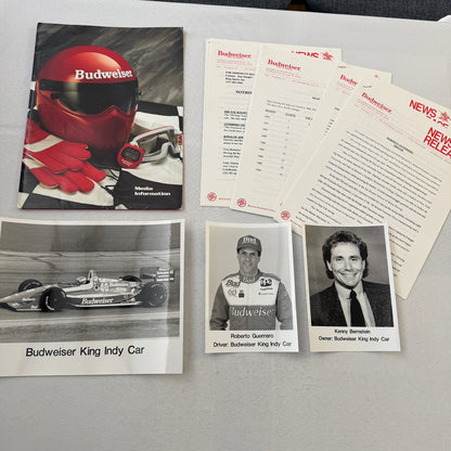 1993 Budweiser King Indy Car Racing Press Kit Roberto Guerrero