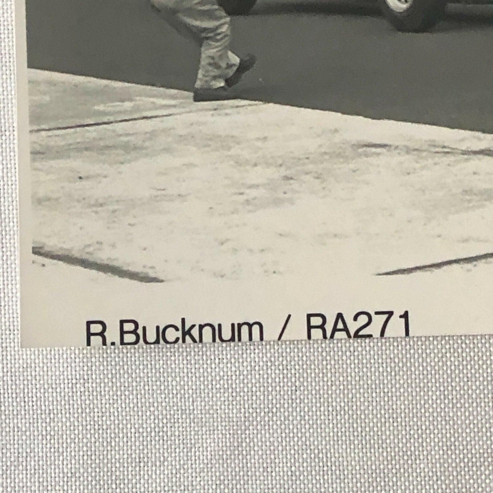 Vintage Ronnie Bucknum Honda Racing Driver Photo Photograph Print 