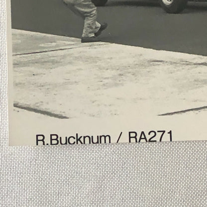 Vintage Ronnie Bucknum Honda Racing Driver Photo Photograph Print 