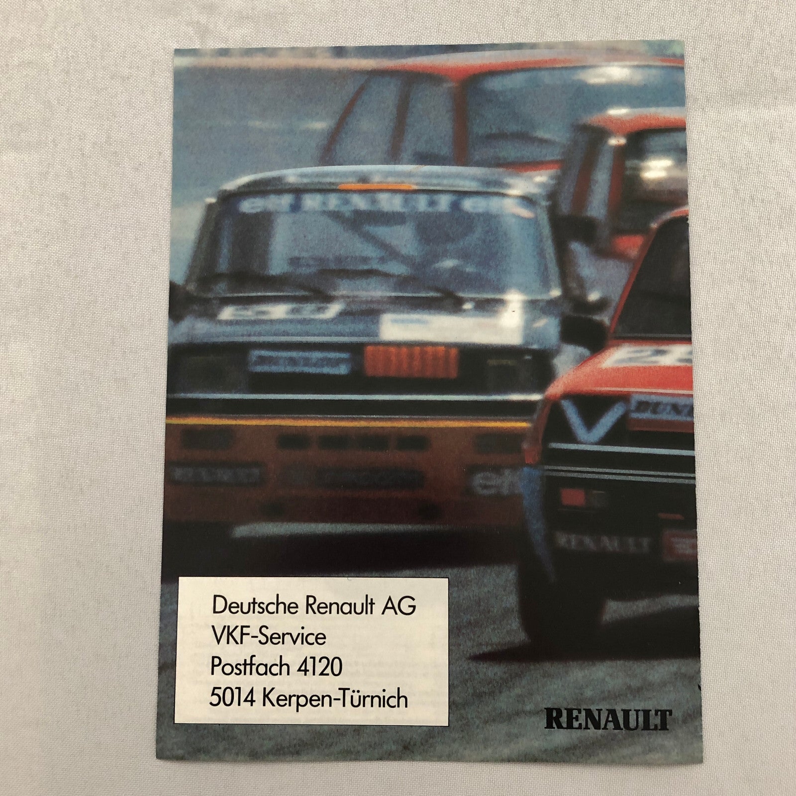 Renault 5 Alpine Turbo Special Sales Brochure Catalog GERMAN Text