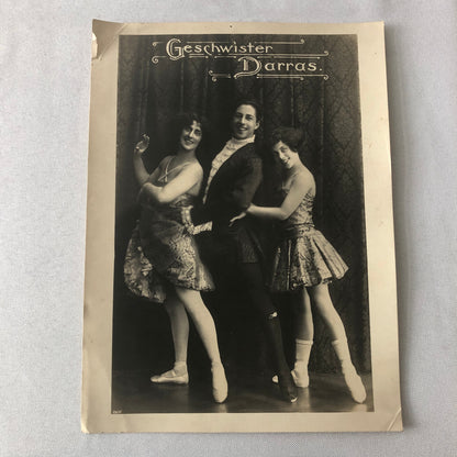 Circus or Dance Performer Photo Photograph Dancer Acrobat Geschwister Darras