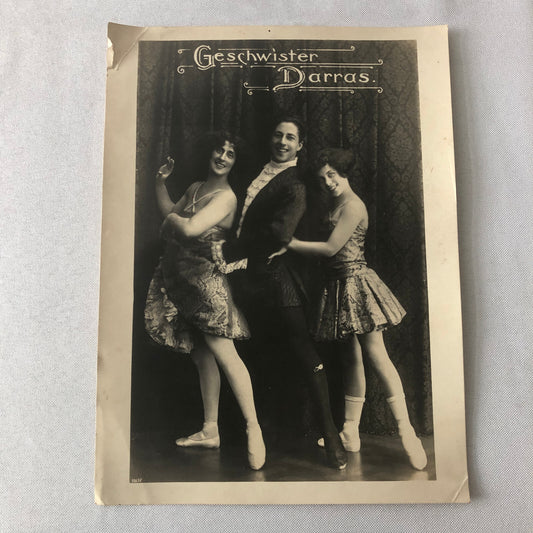 Circus or Dance Performer Photo Photograph Dancer Acrobat Geschwister Darras