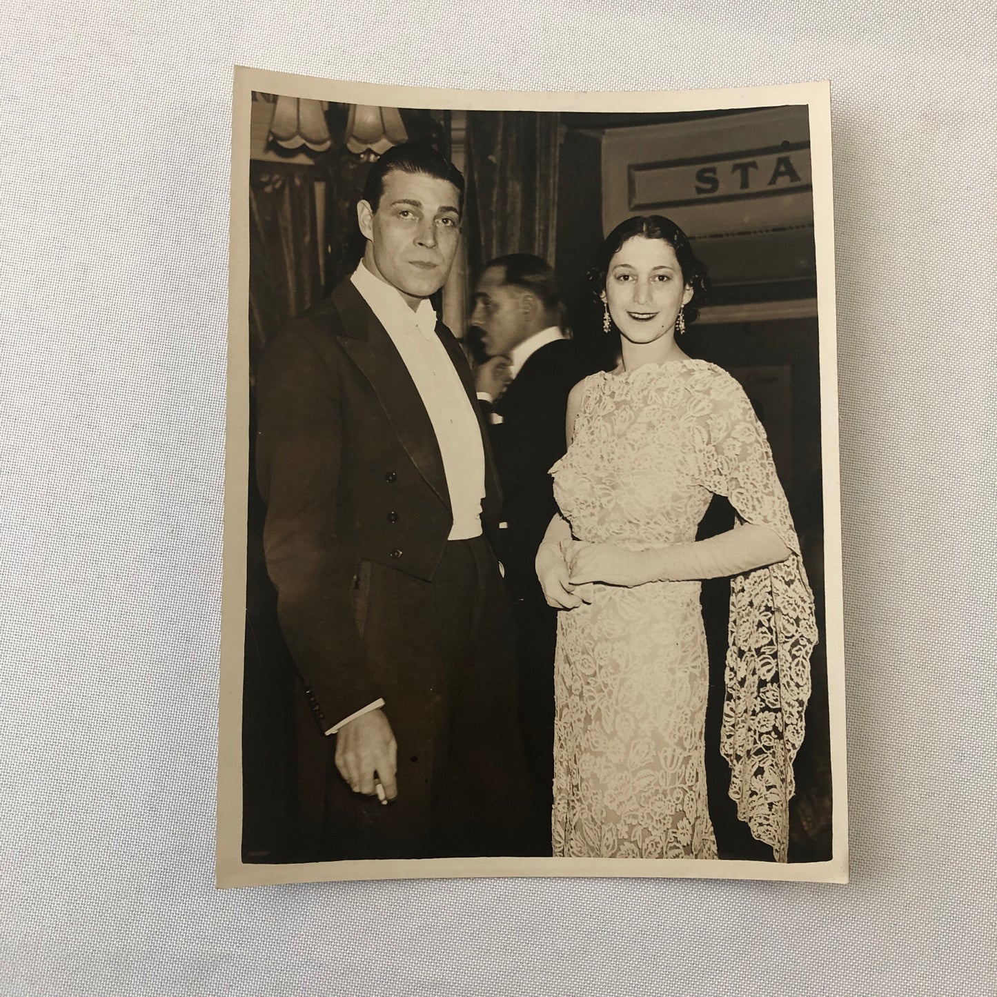 Press Photo Photograph 1933 Gala Performance of Ballerina Jennifer Dante +