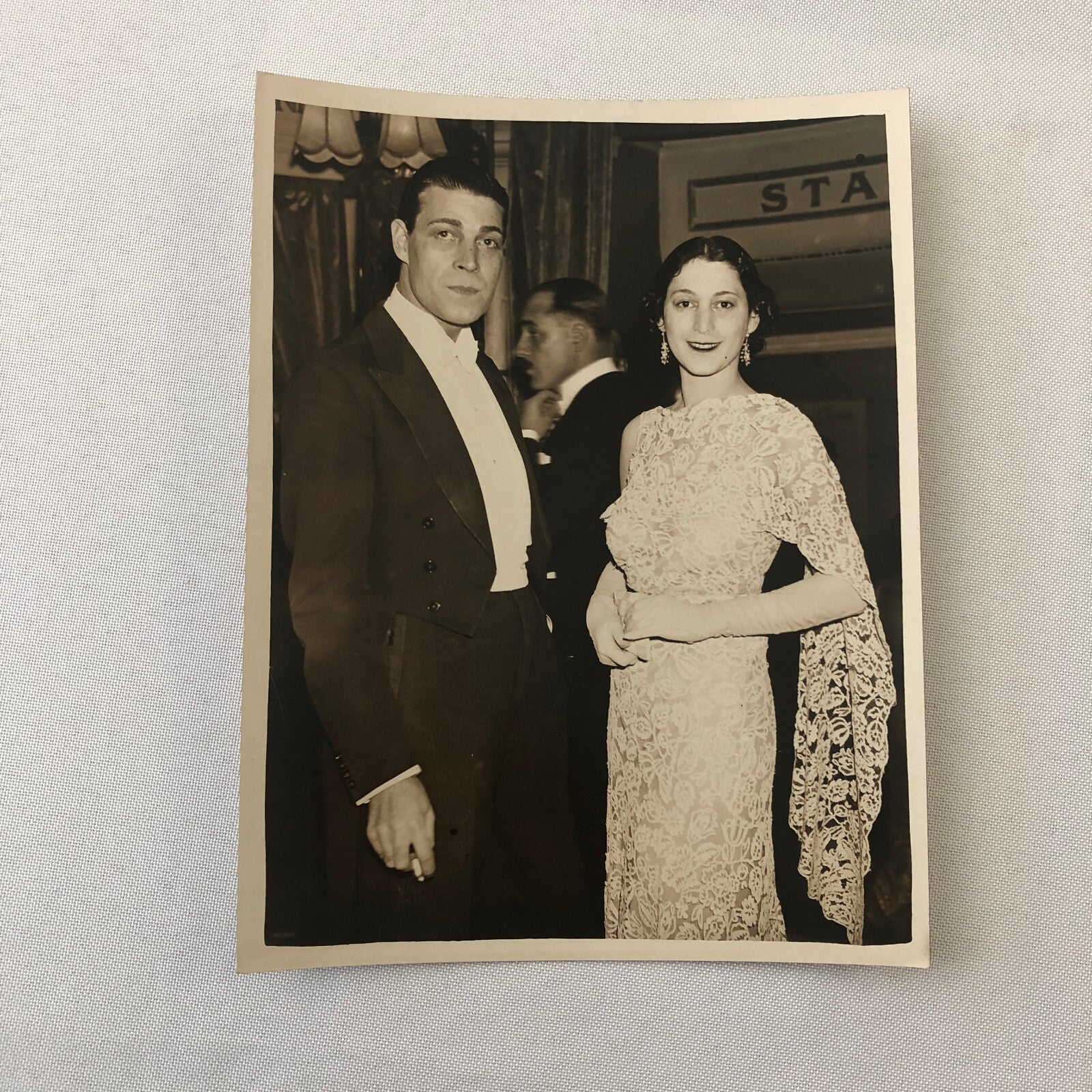 Press Photo Photograph 1933 Gala Performance of Ballerina Jennifer Dante +
