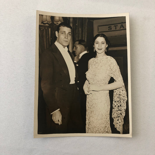 Press Photo Photograph 1933 Gala Performance of Ballerina Jennifer Dante +