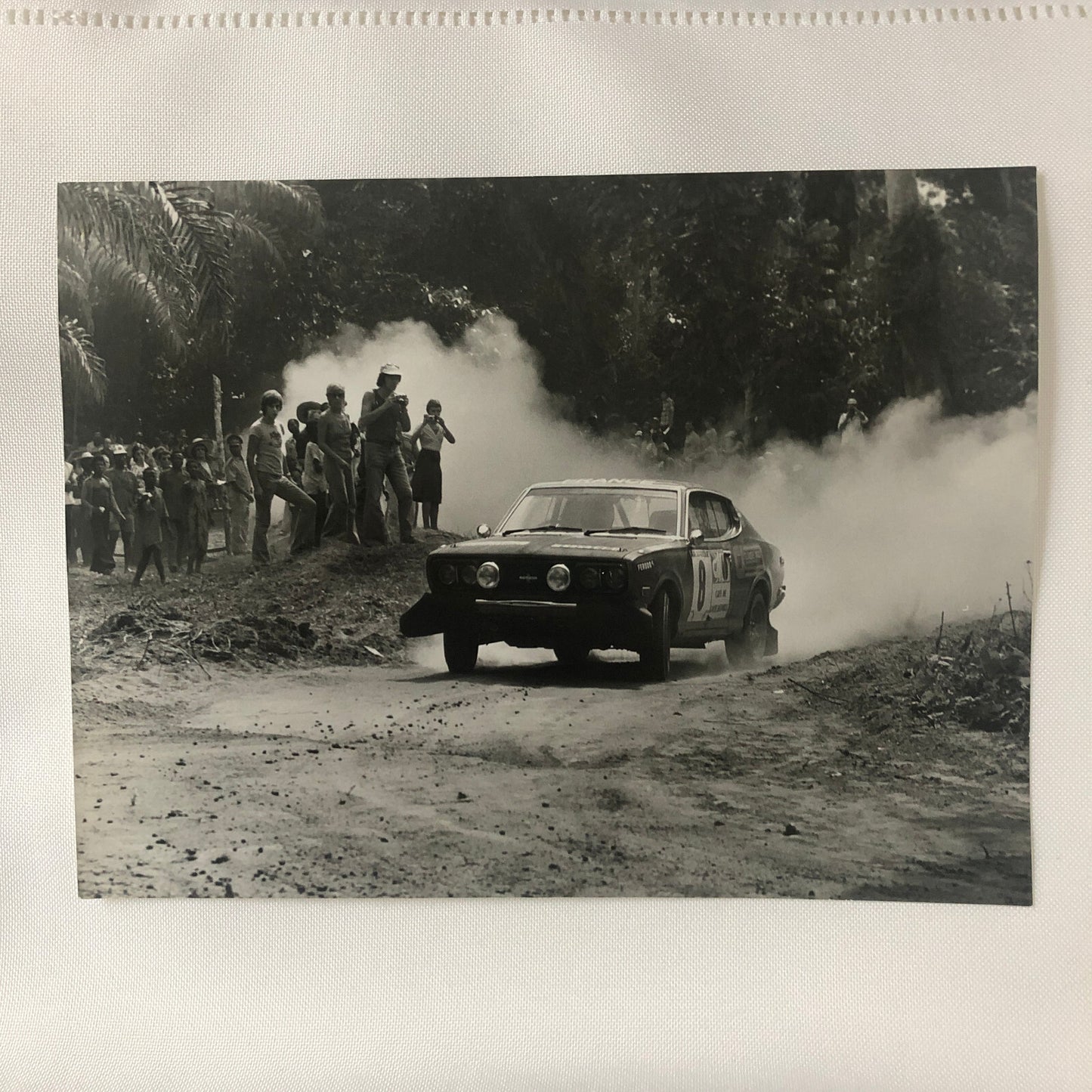 Vintage Rally Racing Photo Photograph 1974 Rallye du Bandama Car