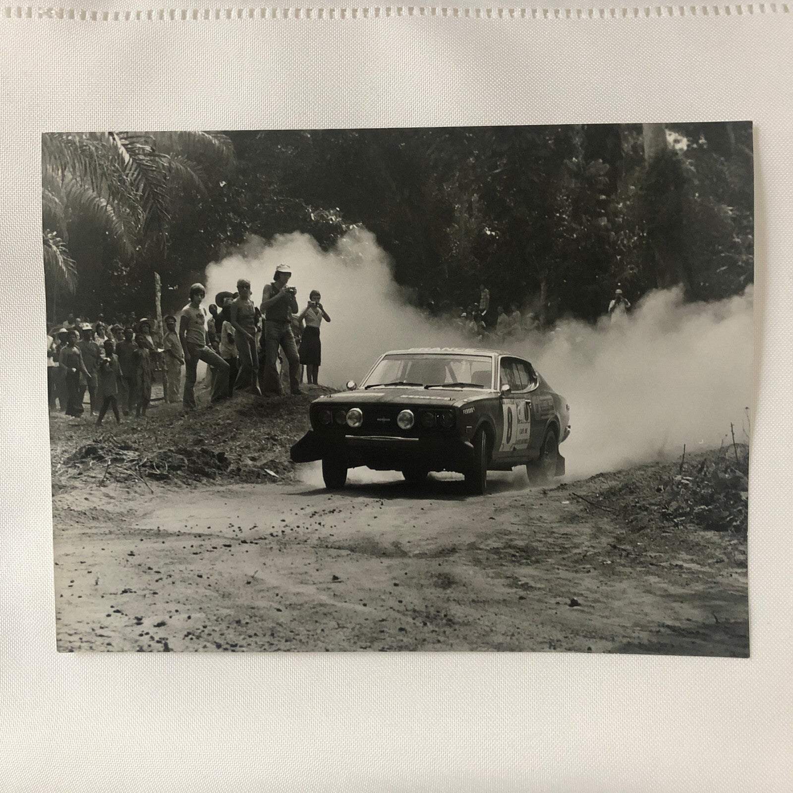 Vintage Rally Racing Photo Photograph 1974 Rallye du Bandama Car