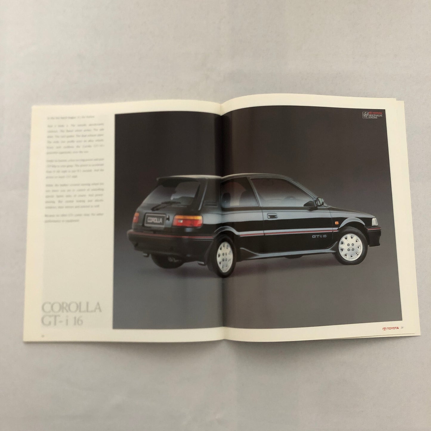 1990 Toyota Sports Car Sales Brochure Catalog Celica Supra MR2 Corolla UK Market