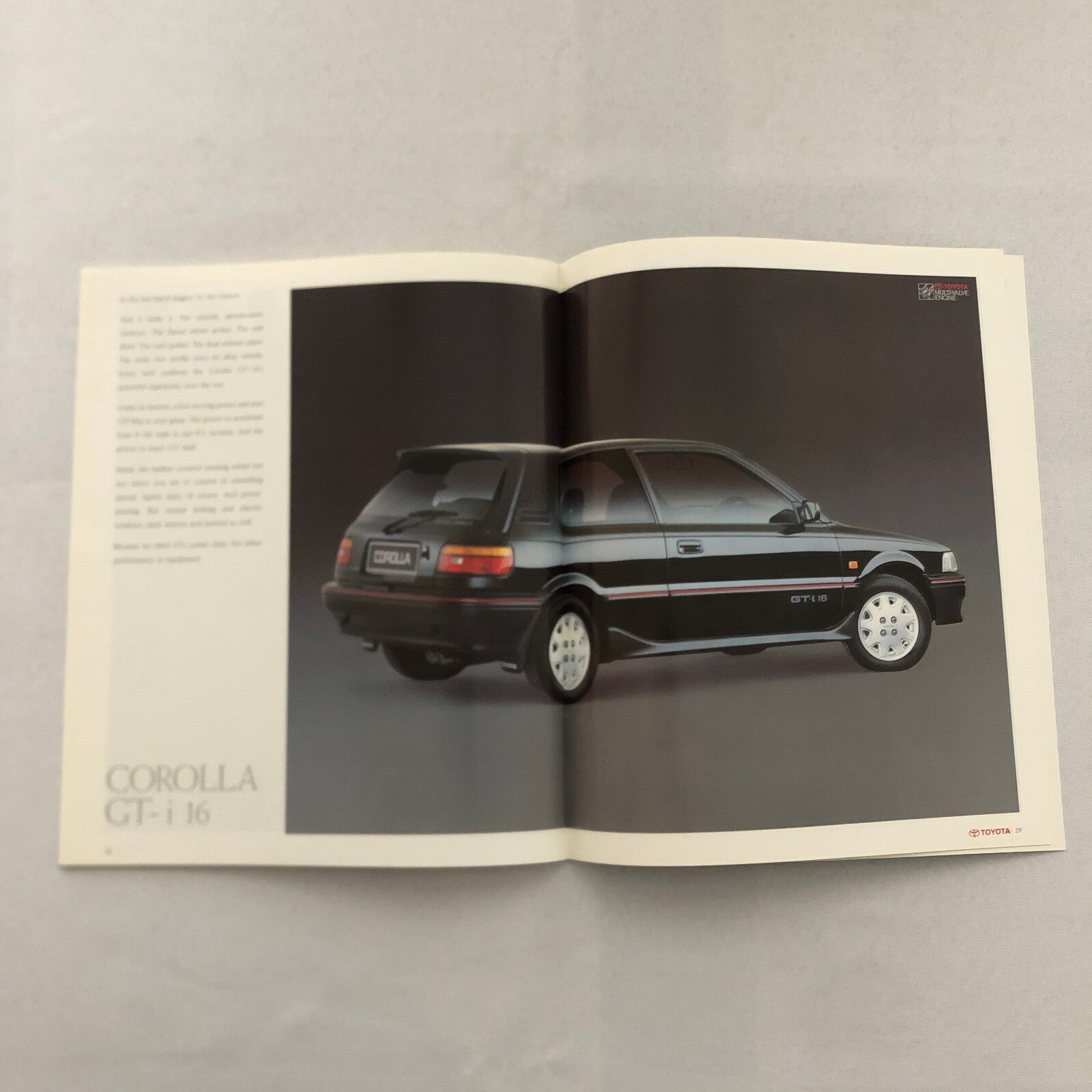 1990 Toyota Sports Car Sales Brochure Catalog Celica Supra MR2 Corolla UK Market