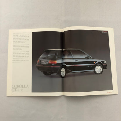 1990 Toyota Sports Car Sales Brochure Catalog Celica Supra MR2 Corolla UK Market