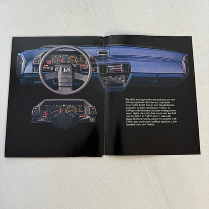 1983 Honda Prelude Car Sales Brochure Catalog Advertising