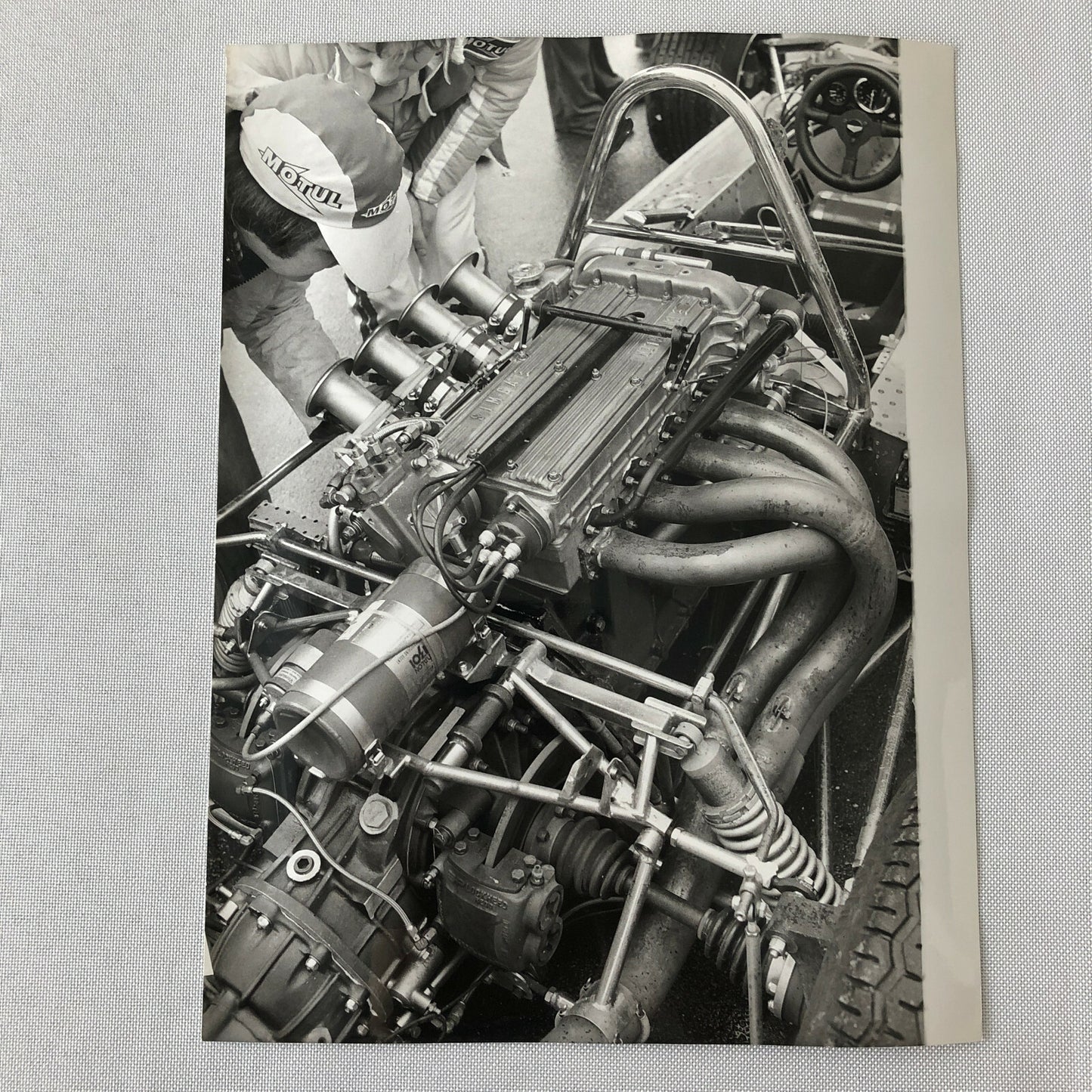 Vintage 1975 Formula 2 F2 Racing Photo Photograph Hockenheim Car Engine 