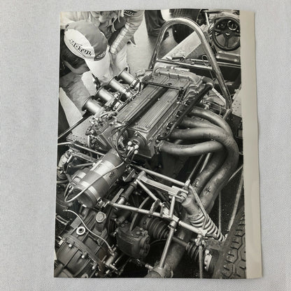 Vintage 1975 Formula 2 F2 Racing Photo Photograph Hockenheim Car Engine 