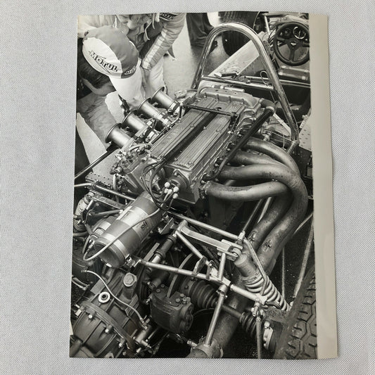 Vintage 1975 Formula 2 F2 Racing Photo Photograph Hockenheim Car Engine 