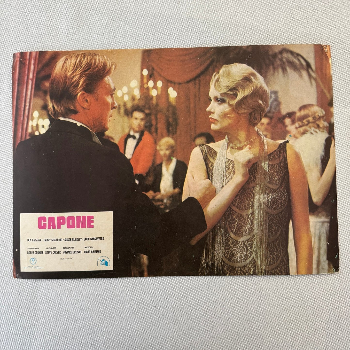 Vintage Movie Lobby Card Poster Lot CAPONE Spanish Lot 6x 1975