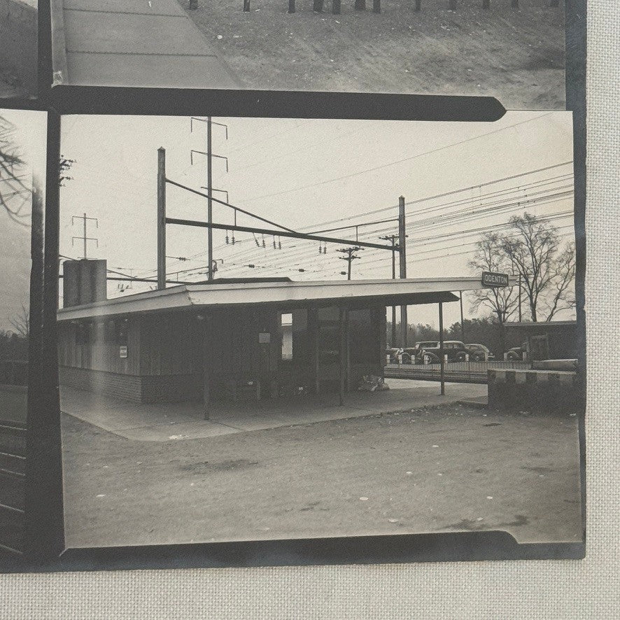 Vintage Pennsylvania Railroad Photo Contact Sheet Photograph Al Paul Lefton