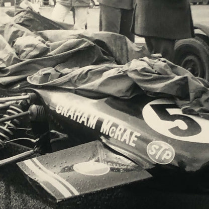 Vintage Racing Car in Paddock Area Photo Photograph Print Graham McRae