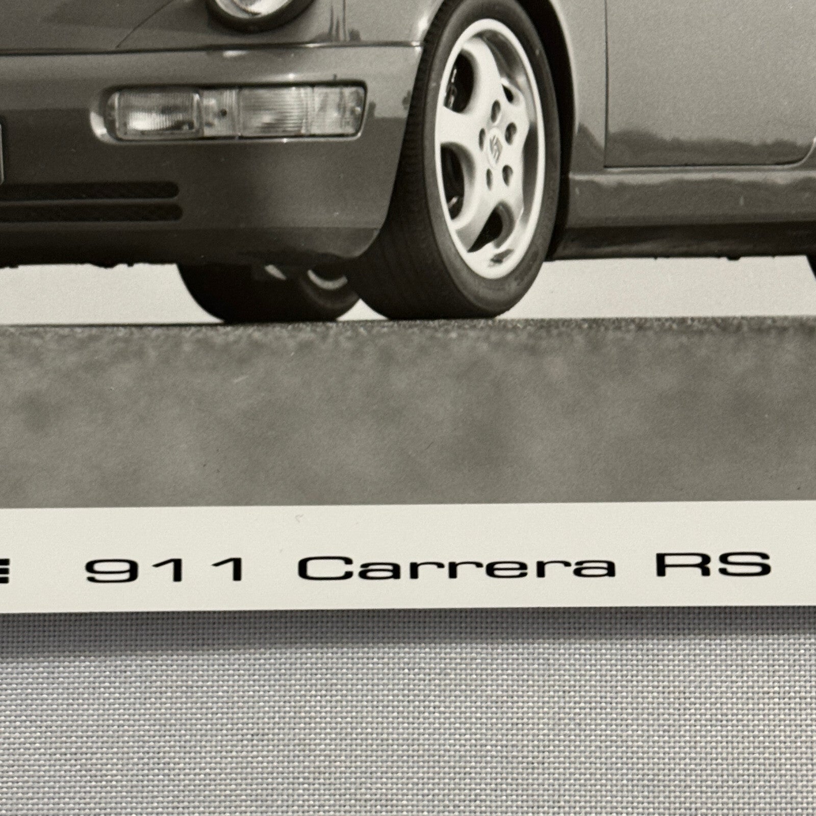 Porsche 911 Carrera RS Car Factory Press Photo Photograph Print Vintage