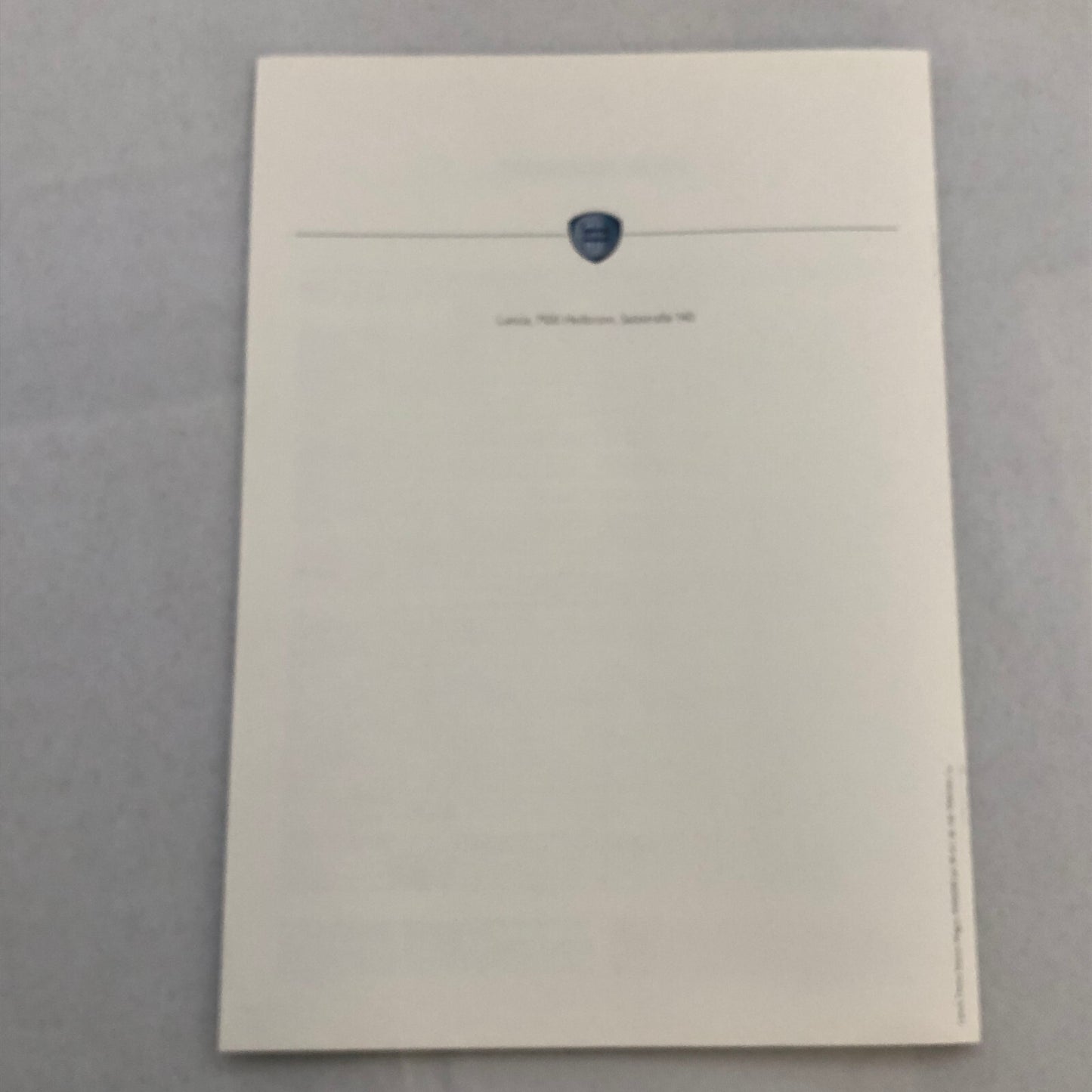 Lancia Thema Station Wagon Car Sales Brochure Catalog German