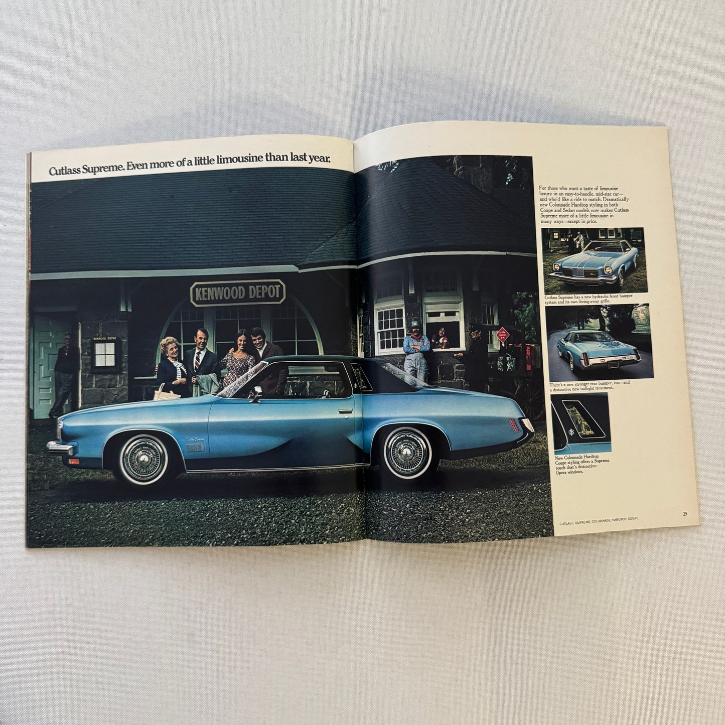 1973 Oldsmobile Sales Brochure Cutlass Supreme Omega Toronado Delta 88 Vintage