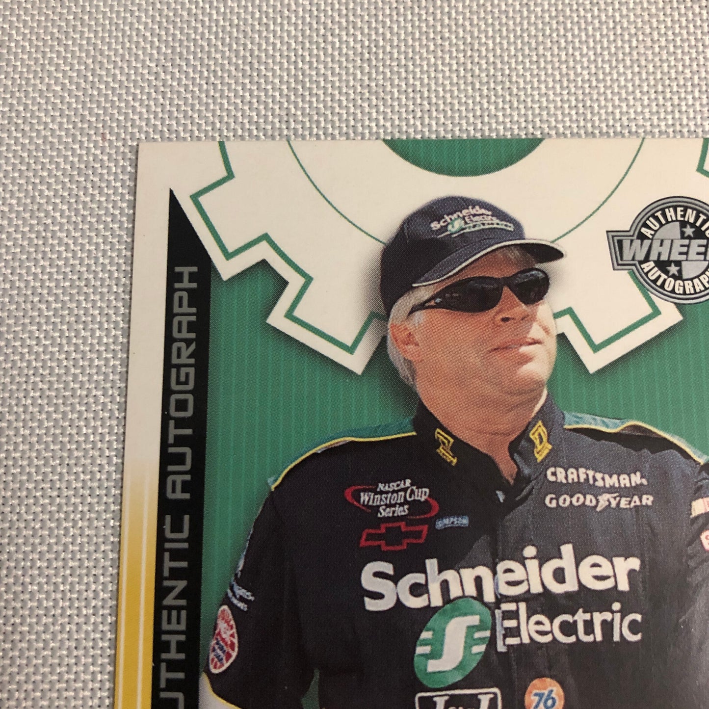 2002 Wheels Authentic Autograph Bobby Hamilton Signed Signature Auto Card NASCAR