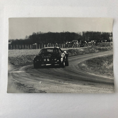 Vintage Renault Alpine Racing Car Photo Photograph Print 
