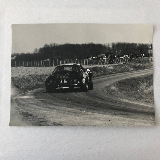 Vintage Renault Alpine Racing Car Photo Photograph Print 