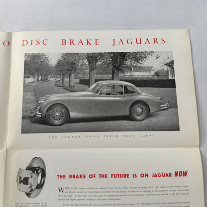 Jaguar XK150 Drophead Convertible and Fixed Head Coupe Sales Brochure Catalog