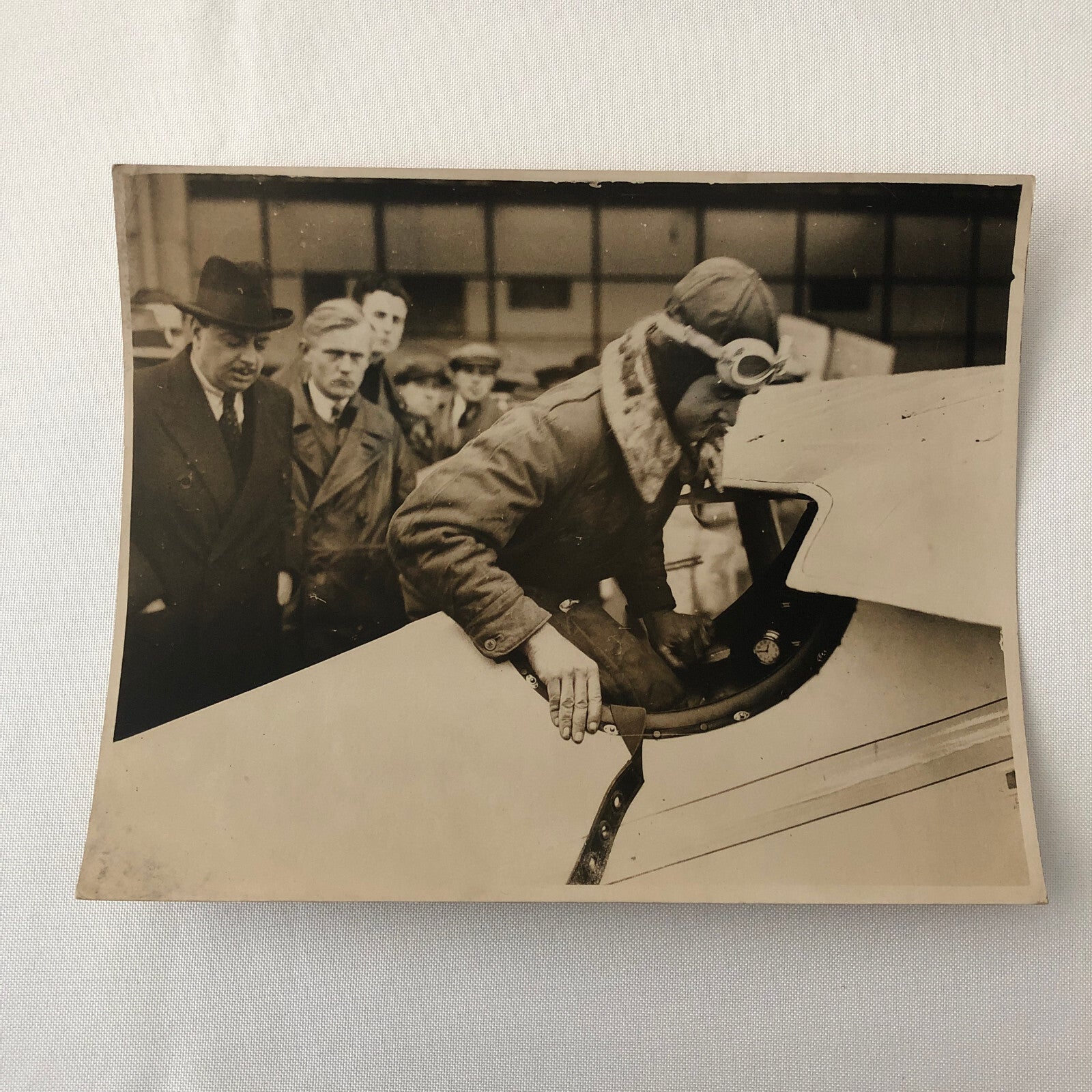 Press Photo Photograph South African Aviator Pilot Victor Smith Record Keystone