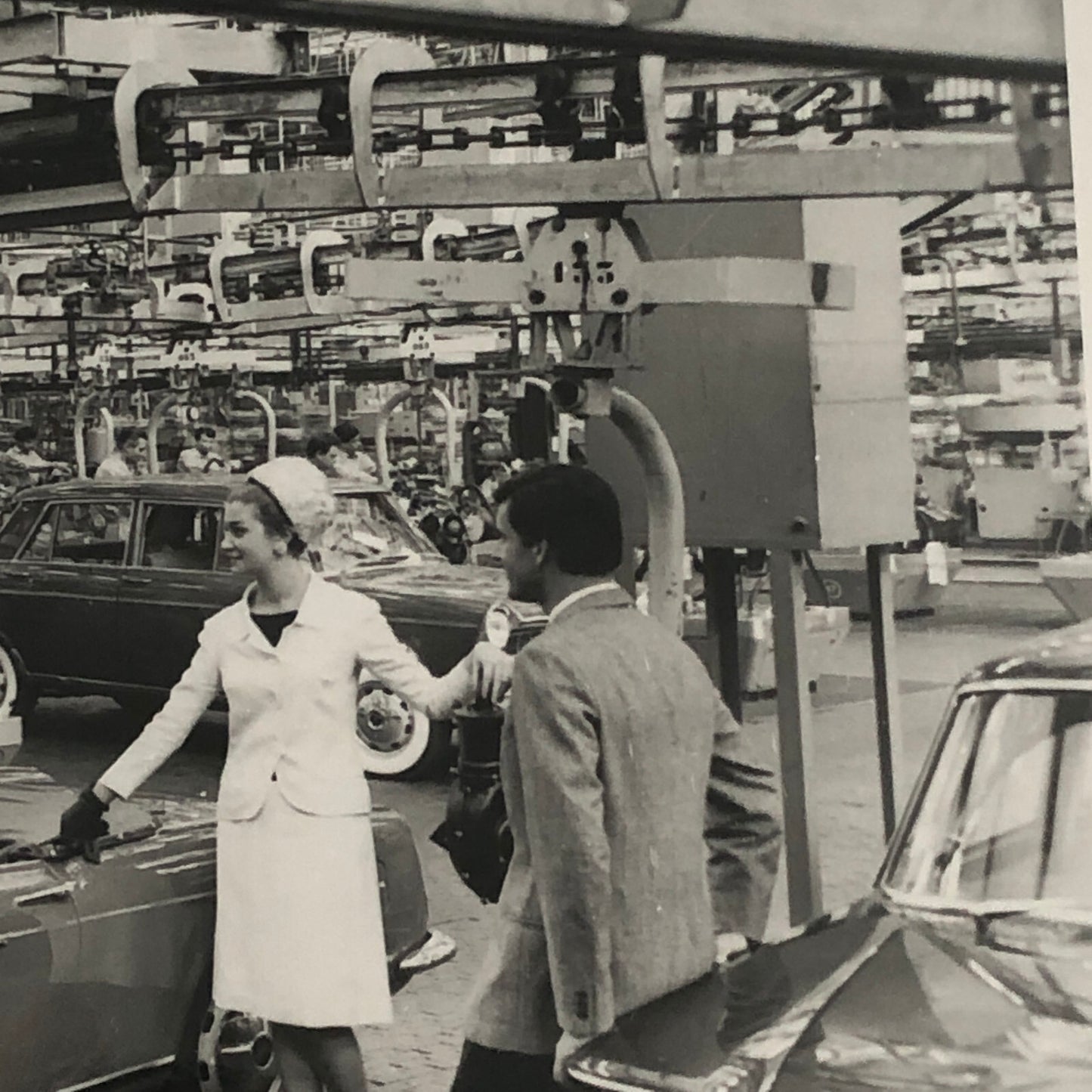 Vintage Fiat Factory Press Photo Photograph Fiat 1600 Cabriolet 500