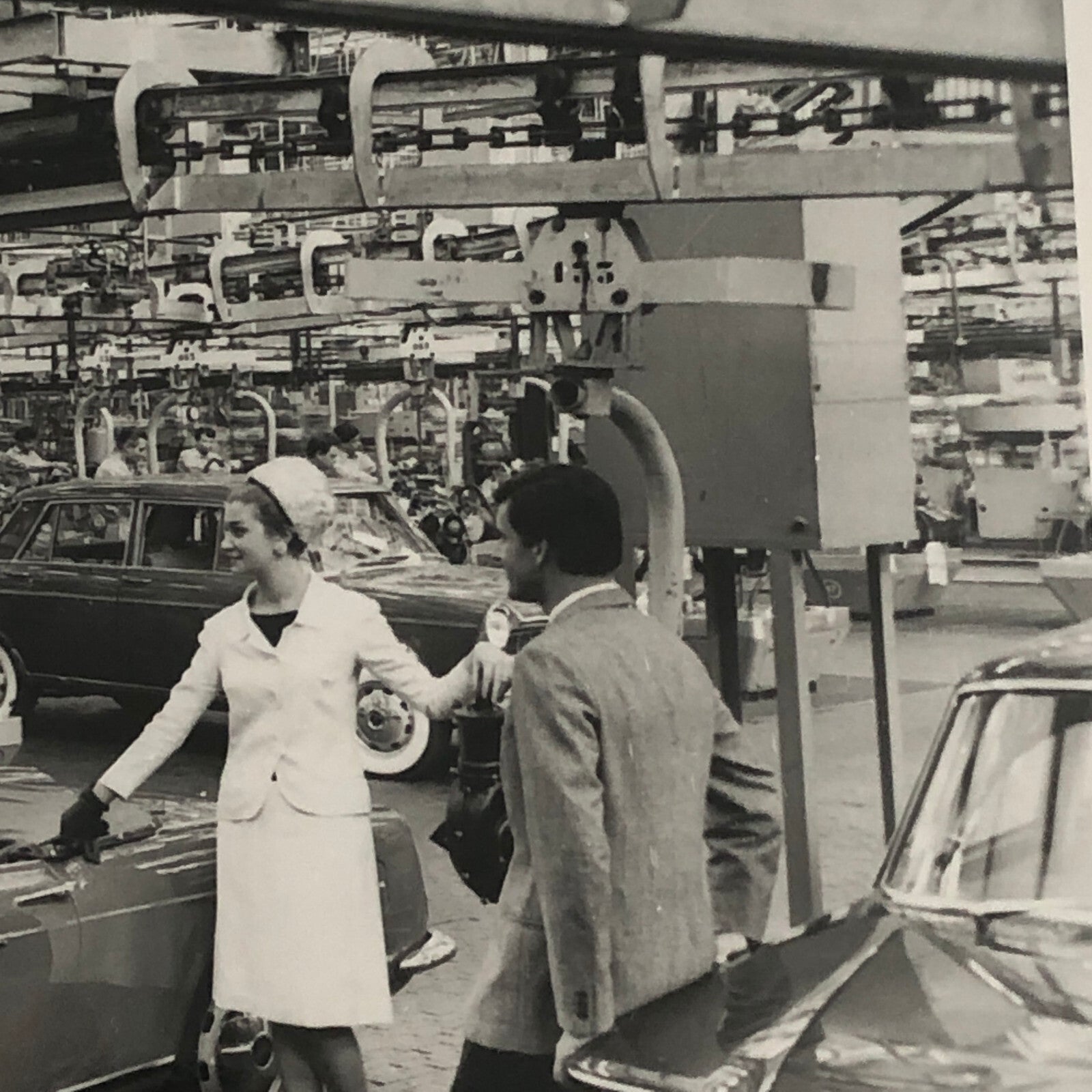 Vintage Fiat Factory Press Photo Photograph Fiat 1600 Cabriolet 500