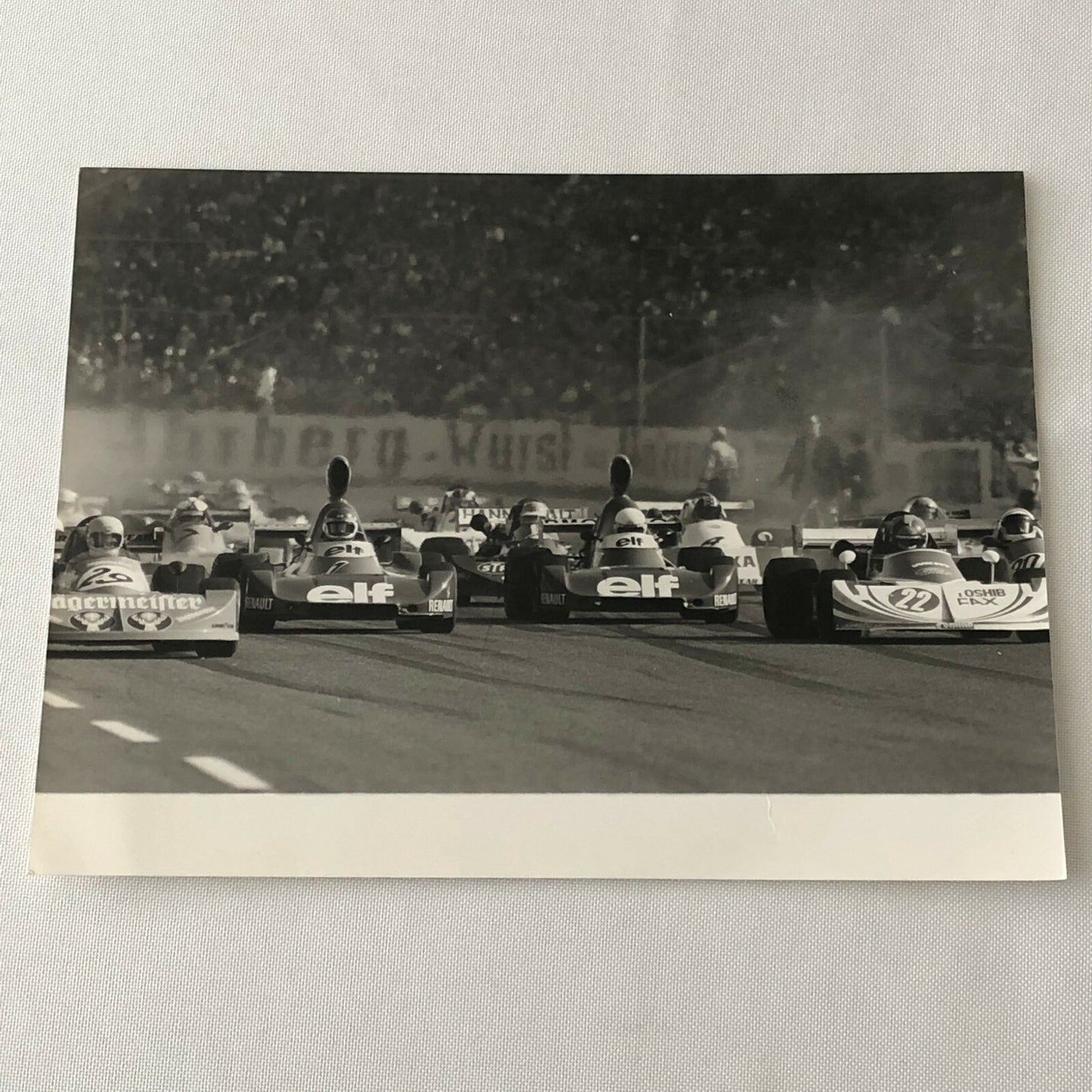 Vintage 1976 Formula 2 F2 Hockenheim Grand Prix Racing Photo Photograph Cars
