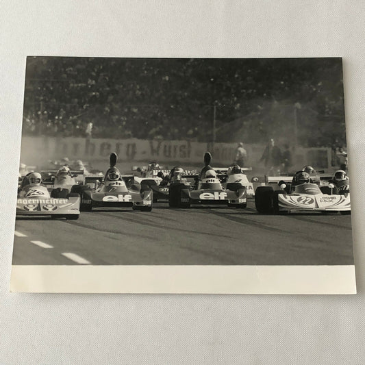 Vintage 1976 Formula 2 F2 Hockenheim Grand Prix Racing Photo Photograph Cars