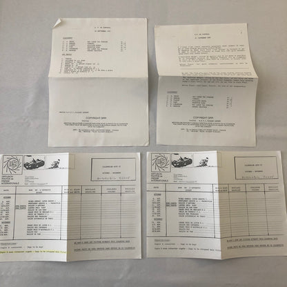 1987 Portugal Grand Prix Formula One Racing Photo Lot of 9 F1 Car Driver