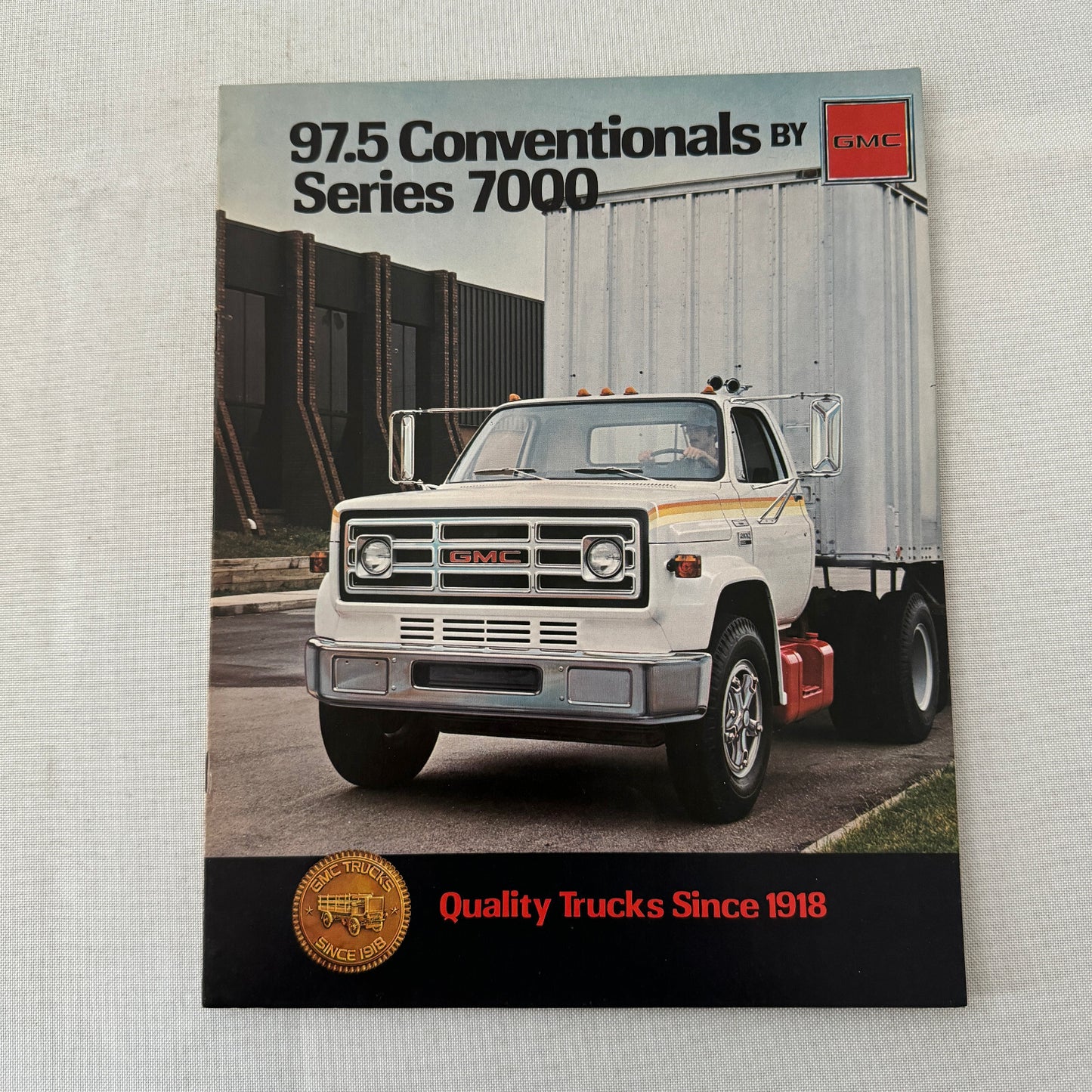 GMC Series 7000 Conventional Truck Sales Brochure Catalog Advertising Vintage