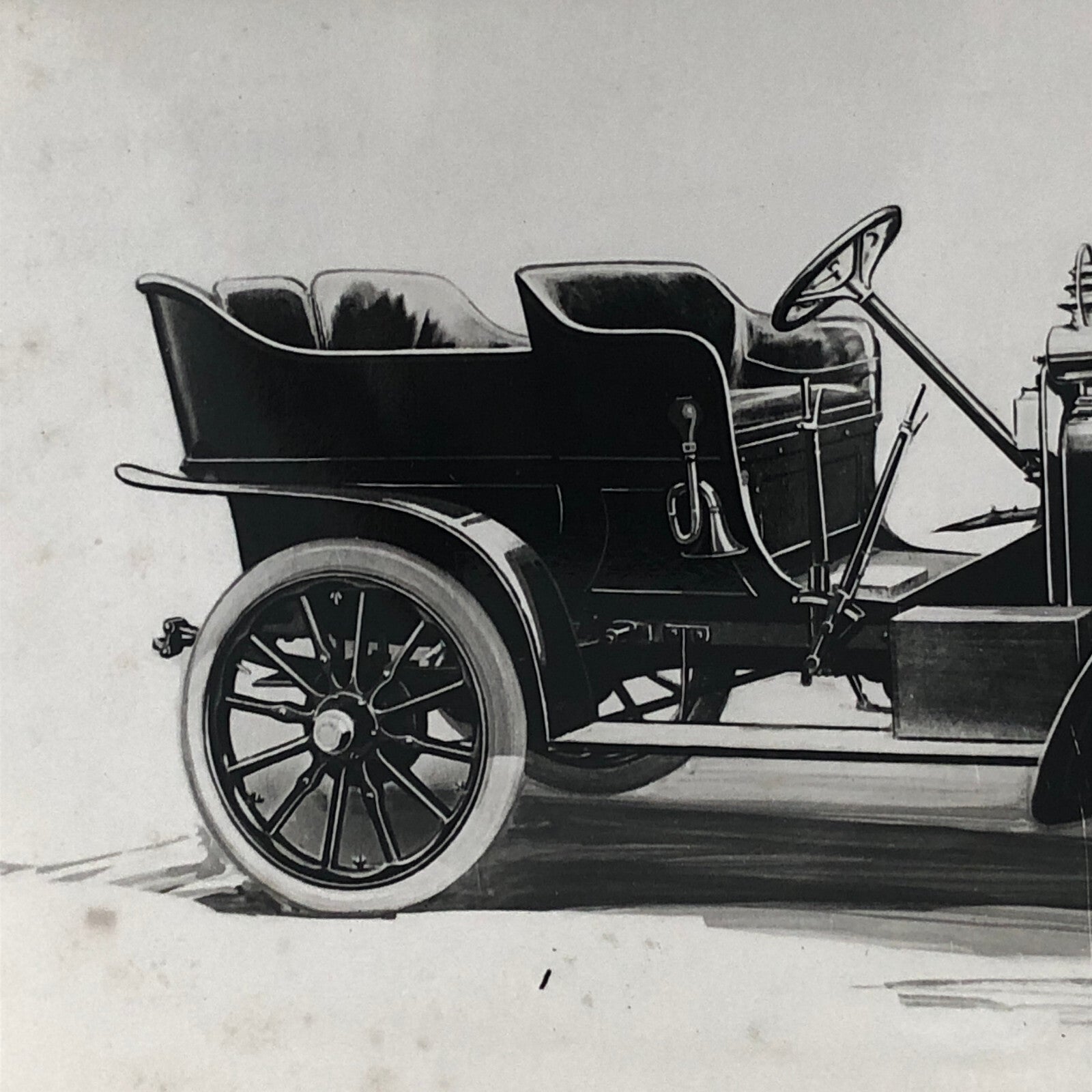 Antique Car Automobile Photo Photograph Print - Tag REA22E4