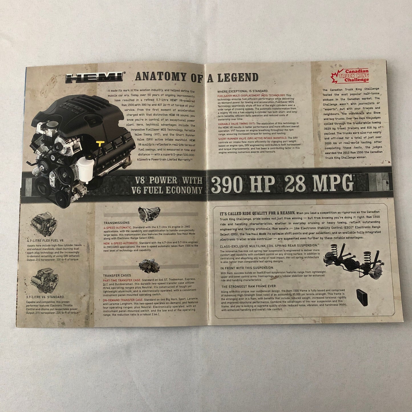 2012 Dodge Ram Pickup Truck Sales Brochure Catalog Big Horn Outdoorsman Laramie 