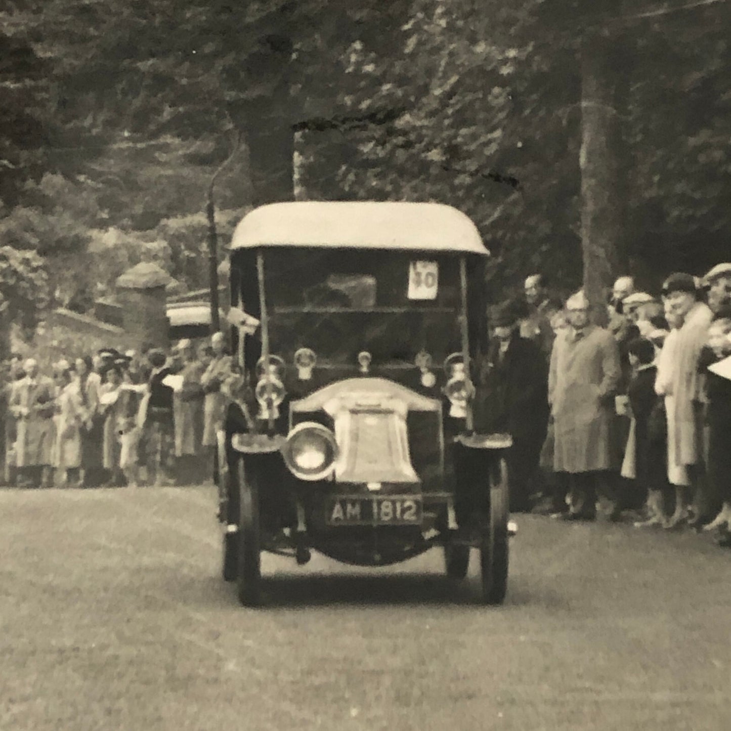 Vintage Car Automobile Photo Photograph Print 1913 Renault 