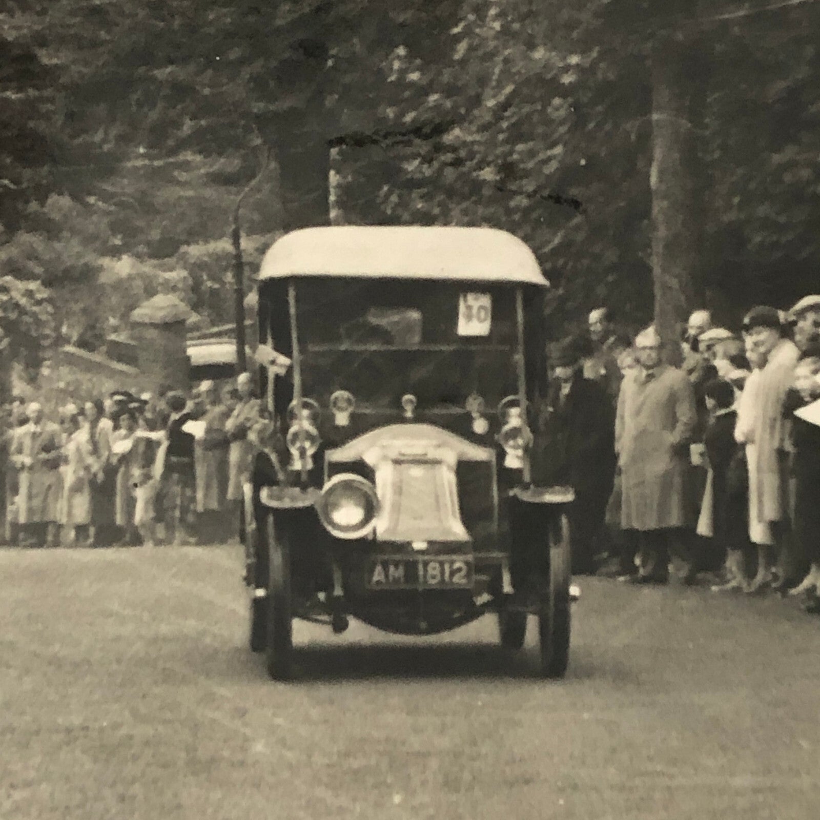Vintage Car Automobile Photo Photograph Print 1913 Renault 