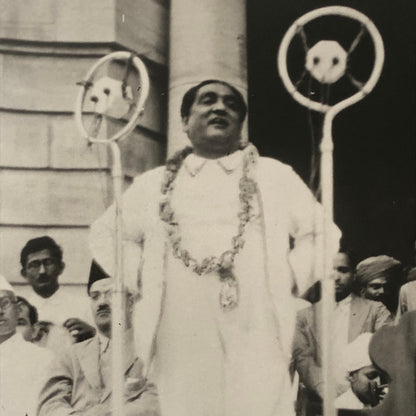 Press Photo Photograph Indian Political or Religious Leader ? Underwood Photo