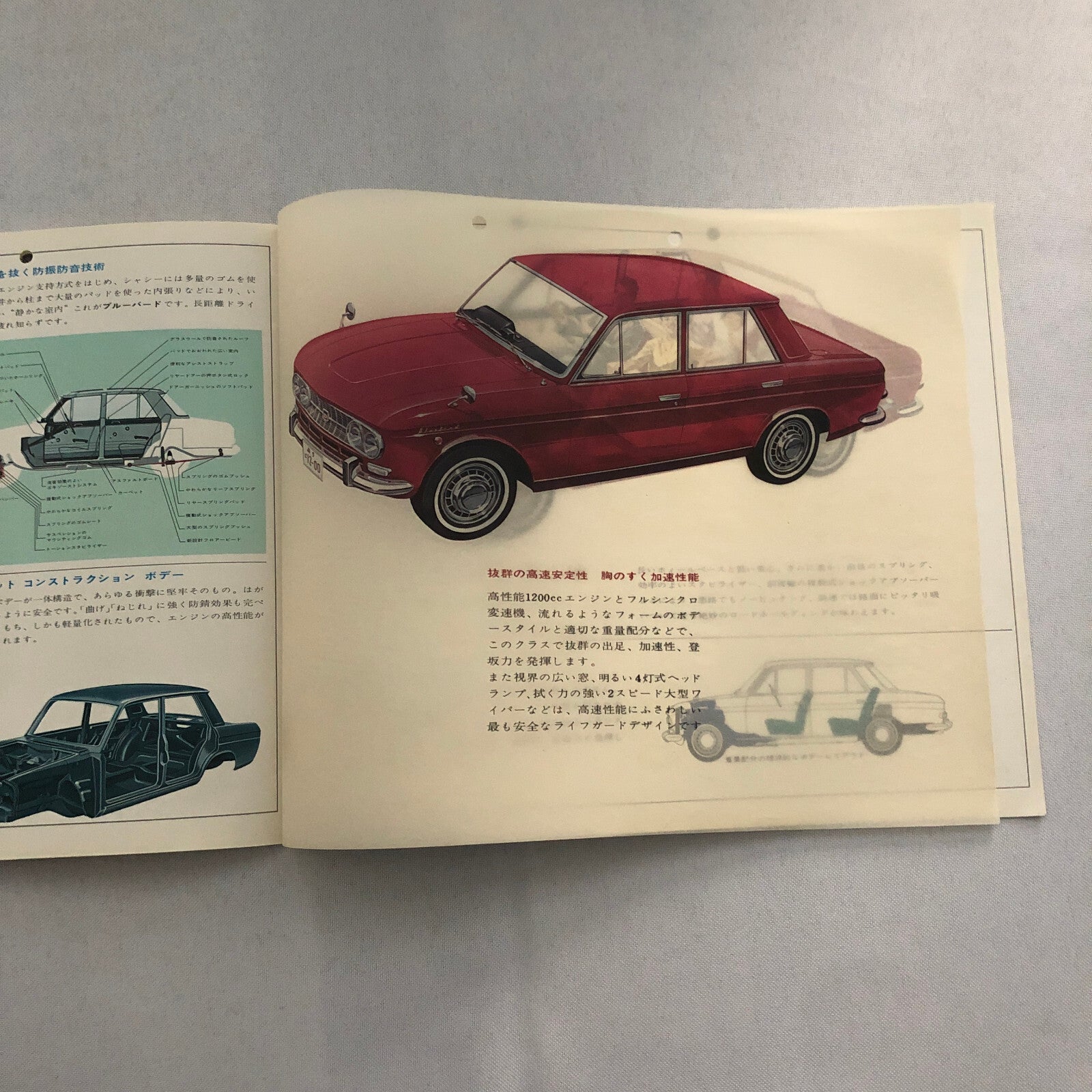 Datsun Bluebird Sales Brochure Catalog Japanese JDM Sports Sedan Station Wagon +