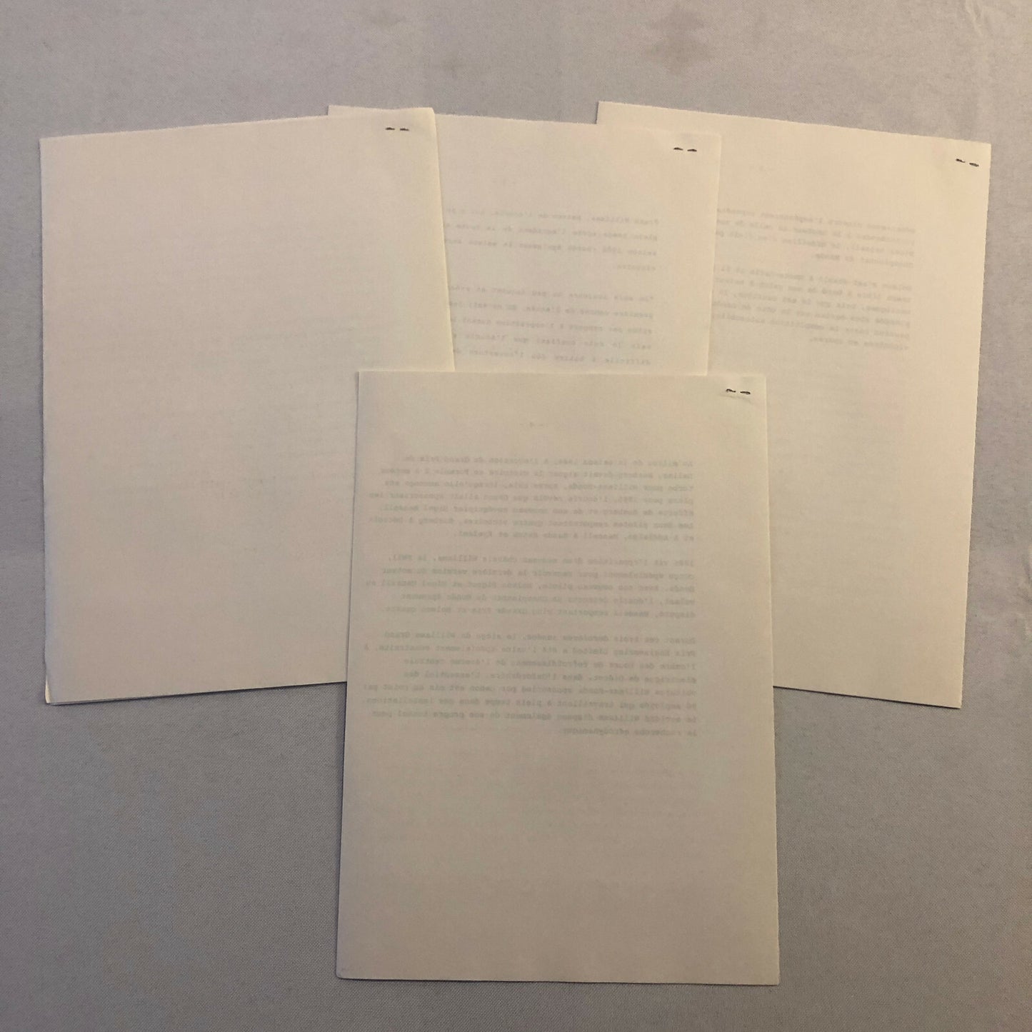 1987 Honda Williams F1 Racing Press Release Lot Nelson Piquet Mansell FRENCH