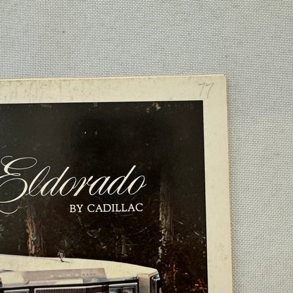 1977 Cadillac Eldorado Car Sales Brochure Catalog Eldorado Custom Biarritz