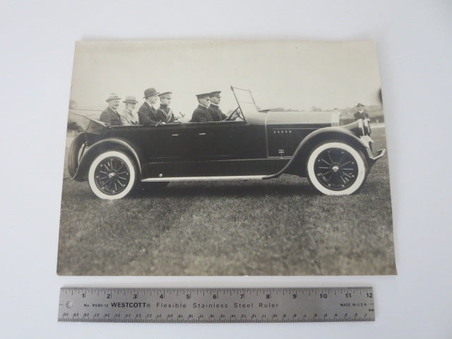 Amazing Vintage Original Photograph Pierce Arrow 1924 1924 Car with Dignitaries 