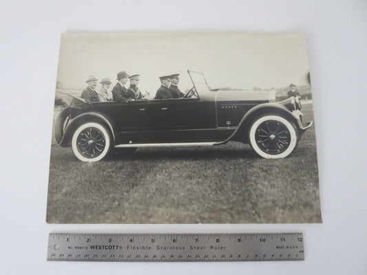 Amazing Vintage Original Photograph Pierce Arrow 1924 1924 Car with Dignitaries 