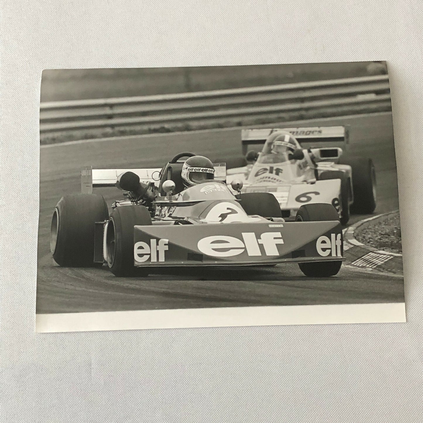 Vintage 1975 Formula 2 F2 Racing Photo Photograph Nogaro Grand Prix Cars 