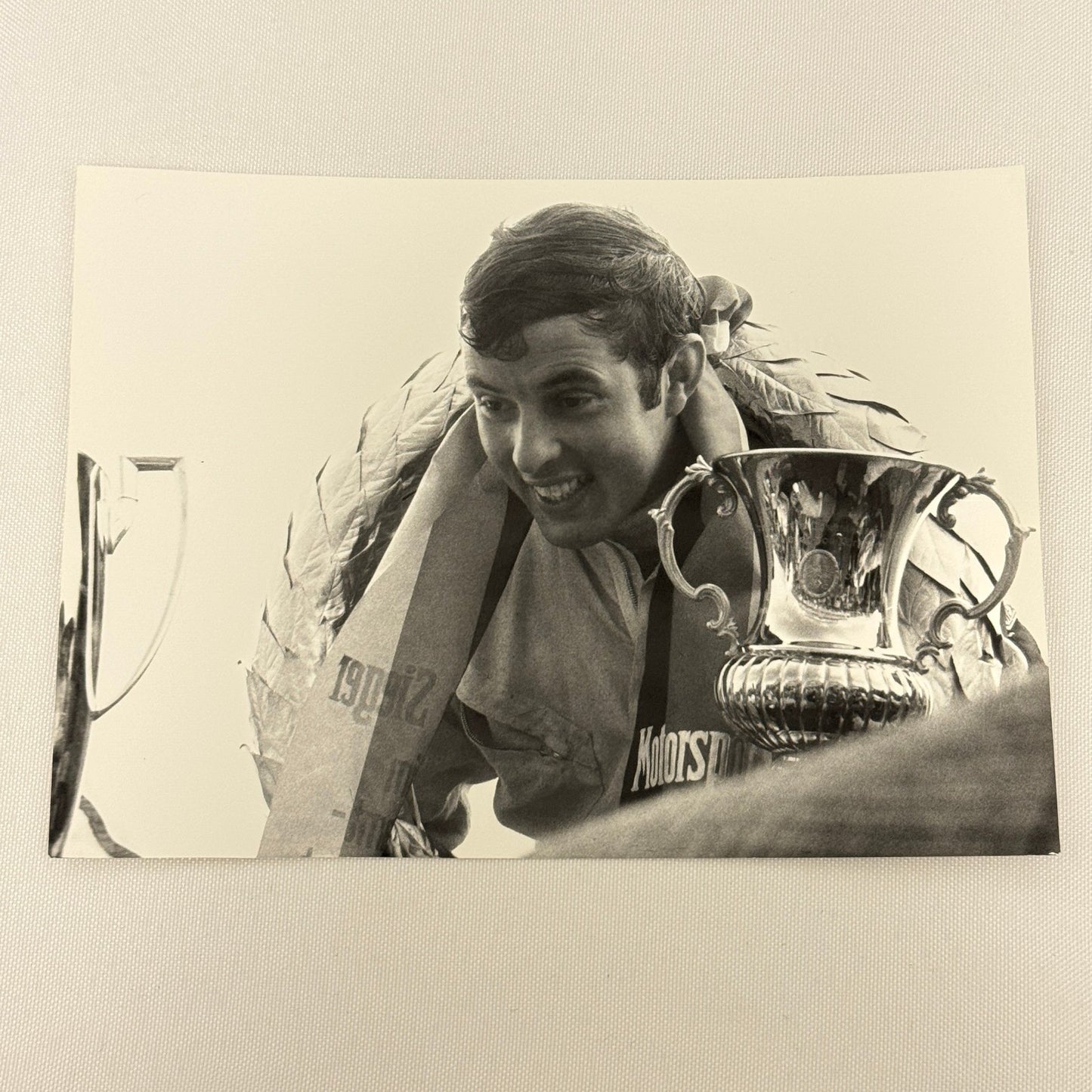 Vintage Racing Photo Brian Redman Driver Motorsport Photograph 1969