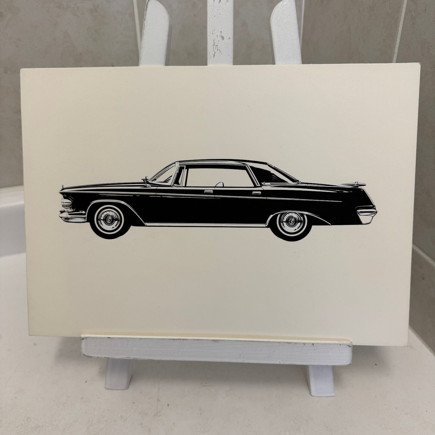 Vintage Imperial Car Illustration Art Drawing Hand Drawn Robert Preis