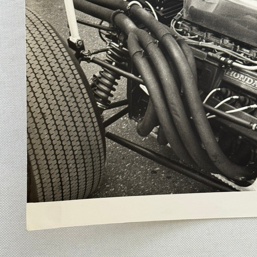 Vintage Honda Racing Car Engine Photo Photograph Print Motor